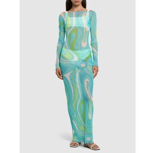 Pucci Women’s Orchidee sheer maxi dress